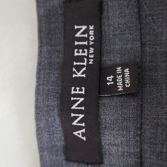 Anne Klein.Y2K  Gray pleated  drop waist preppy academia School girl mini skirt. - Picture 5 of 6